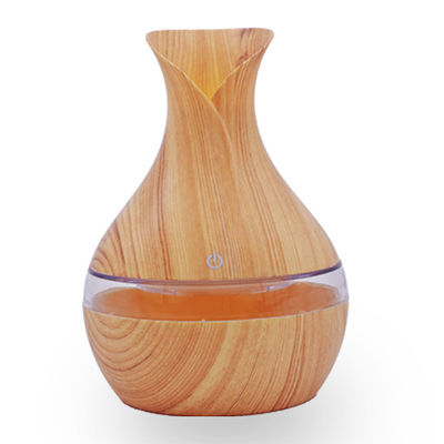 コンパクト 300ml 木製花瓶デザイン 家庭用超音波湿気 Diffuser