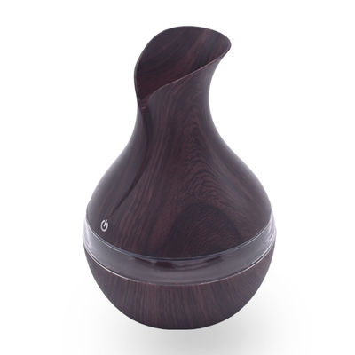 コンパクト 300ml 木製花瓶デザイン 家庭用超音波湿気 Diffuser
