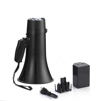 無 リモコン 40W ブラック シレン メガフォン 切断式 マイク