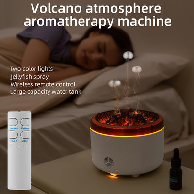 2023 炎火山 空気湿気器 アロマディフューザー リモコン付き クリスマスプロモーション