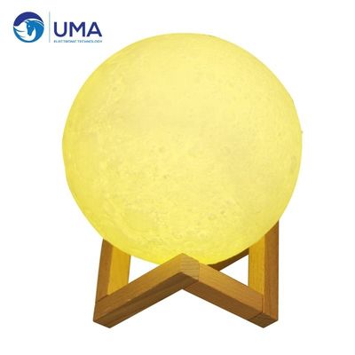 2700K LED 月球宇宙ランプ 環境用 PLA 3D 印刷 12cm x 15cm Null デザインスタイル