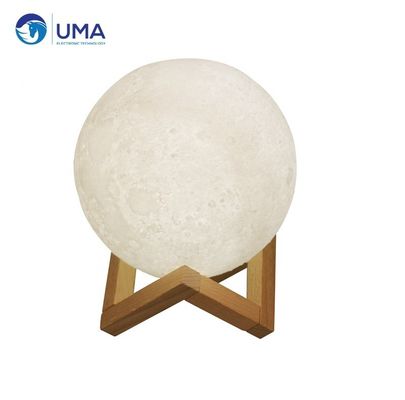 2700K LED 月球宇宙ランプ 環境用 PLA 3D 印刷 12cm x 15cm Null デザインスタイル