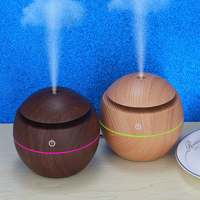 他の機能 携帯 ミニ 超音波USB 130ML ライト付き 木の穀物湿化器