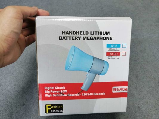 619U BT ポータブル ブルートゥース 無線メガフォン USBサポートと内蔵マイク