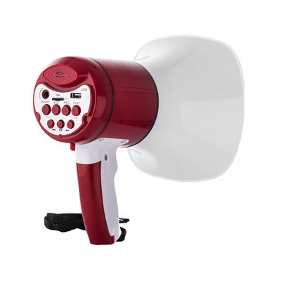 15W 再充電可能なプラスチックメガフォン 通信光学入力とディスプレイ画面 NO