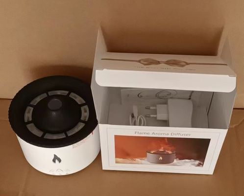 12W パワー 2023 アマズ 24V 超音波火山蒸発器 アロマディフューザー 湿気化器 3D 炎