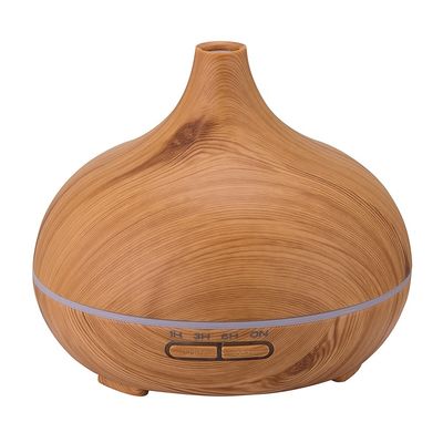 550ml エッセンシャルオイルアロマテラピー Diffuser for Home App-Controlled 12W パワー 木製 トップ