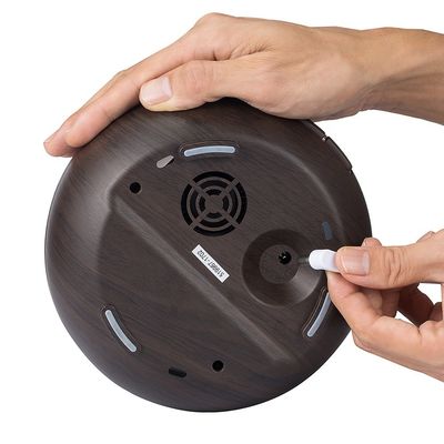 550ml エッセンシャルオイルアロマテラピー Diffuser for Home App-Controlled 12W パワー 木製 トップ